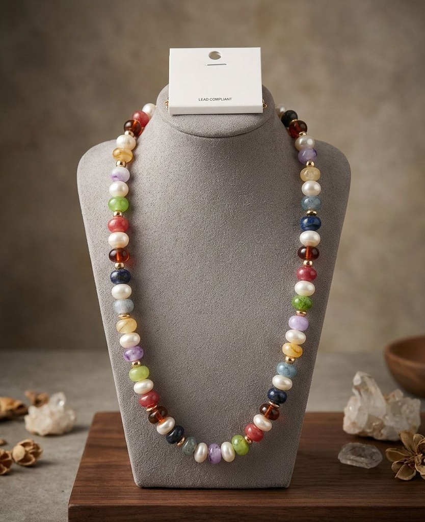 LEAD COLLAR PERLA COLORES