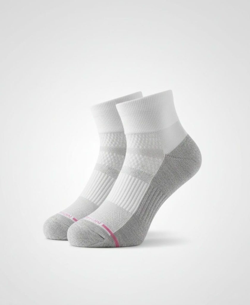 DR.MOTION CALCETINES GRIS-BLC 2PAR