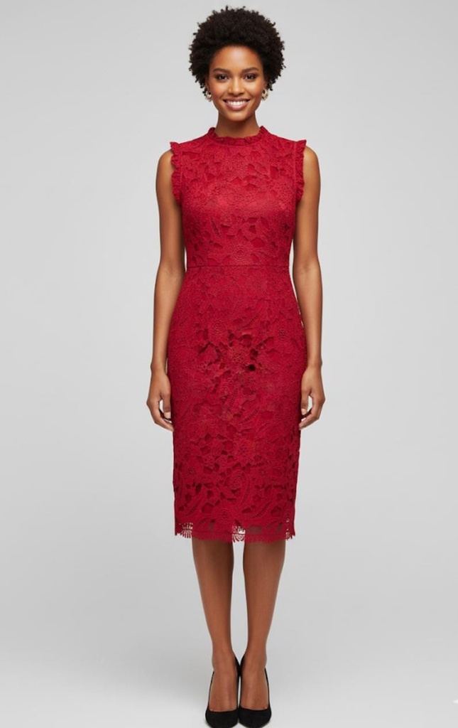 SANDRA DARREN VESTIDO ROJO CORTO 77906