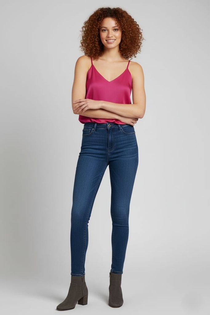 KANCAN JEANS AZUL MEDIUM RECTO M. KC11252DA