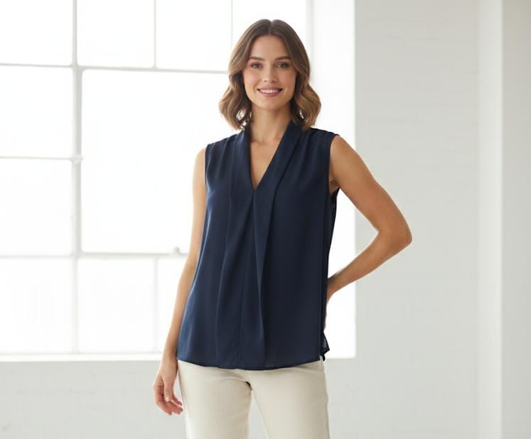 MILANO BLUSA MUJER AZUL MARINO 7879240