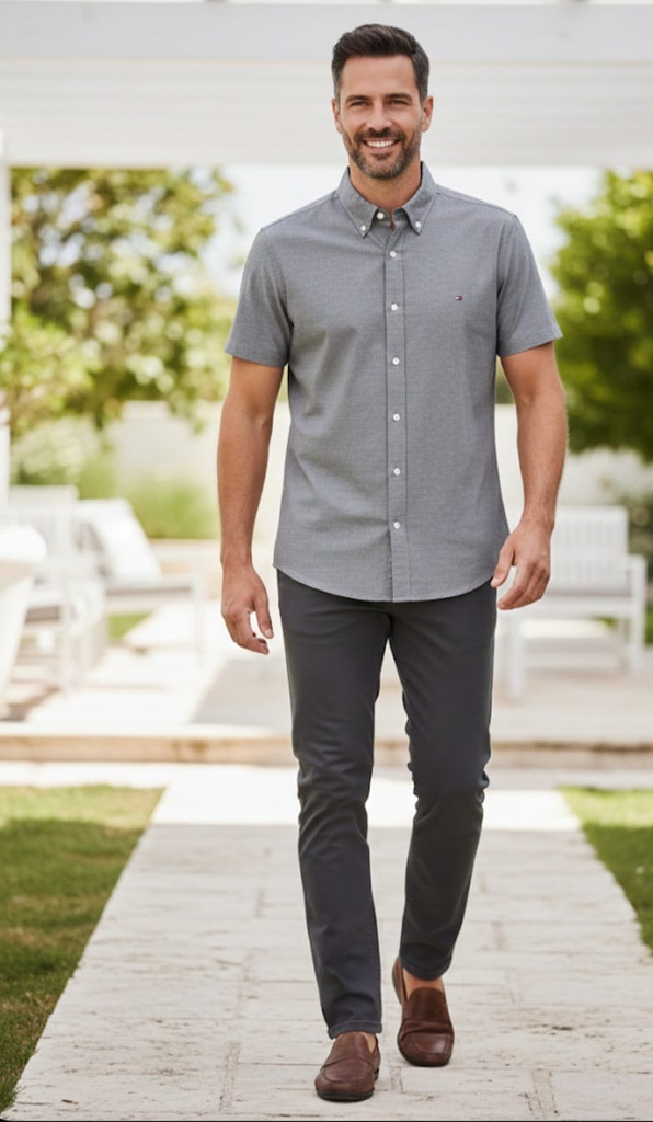 TOMMY CAMISA GRIS HOMBRE 78J6791G