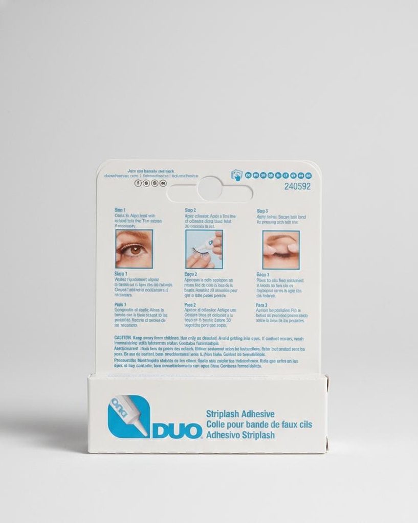 DUO PEGAMENTO P/PESTAÑAS BLANCO TRANSPAR