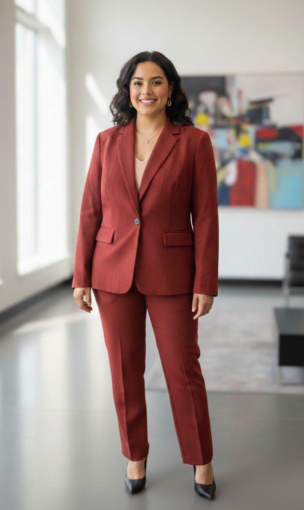 LE SUIT CONJUNTO OCRE PANTALOS