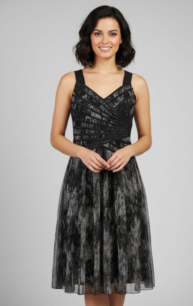 SANDRA DARREN VESTDIO MUJER NGR-BEIGE