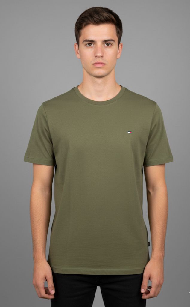 TOMY CAMISETA VERDE OLIVO HOMBRE 78JA561V
