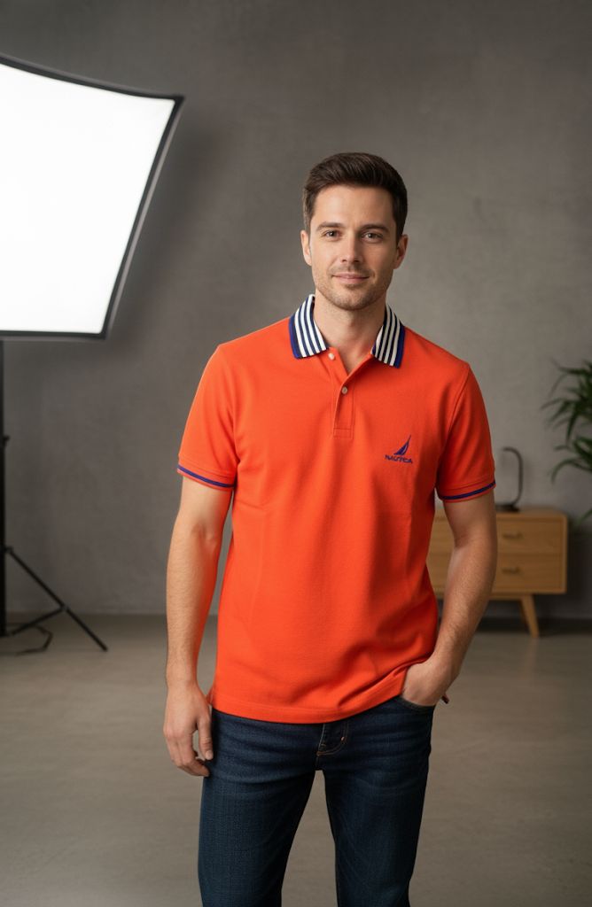 NATUICA CAMISETA C.P ROJO HOMBRE KR3706