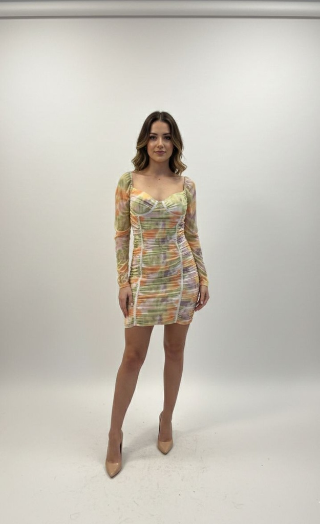 LC VESTIDOS DE FLORES LCA3819