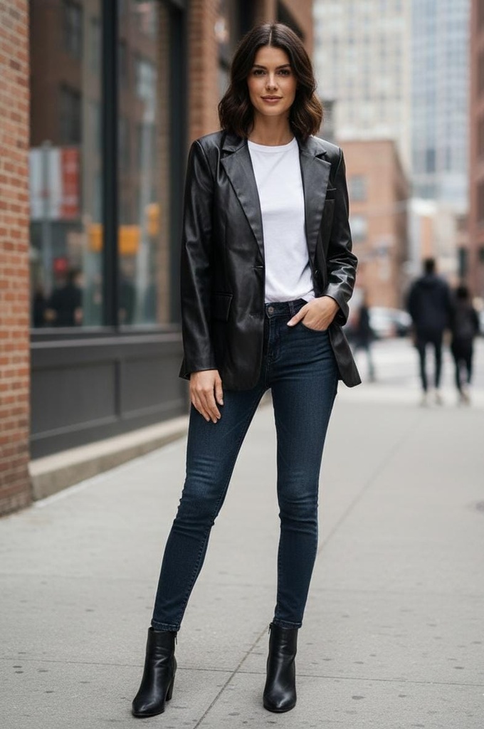 LOVE TREE GABARDINA CORTA 80027JMN NEGRO MUJER