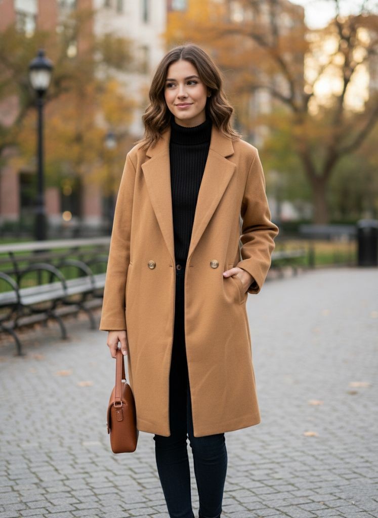 LOVE TREE ABRIGO CAMEL MUJER 80172JHC