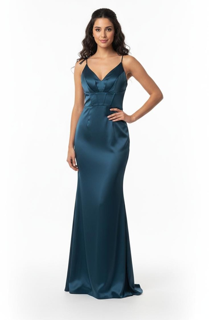 MANIJU VESTIDO L. AZUL MARINO MM2616