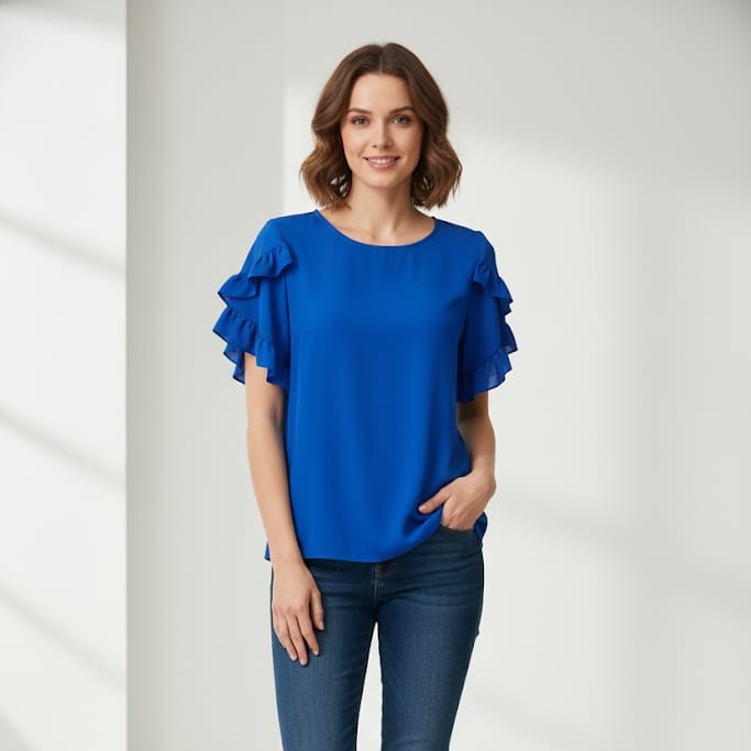 APRIL BLUSA AZUL ELECTRICO MUJER 8748