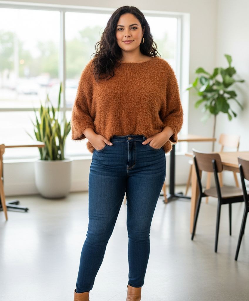 NLT BLUSA MUJER CAFE NT5276