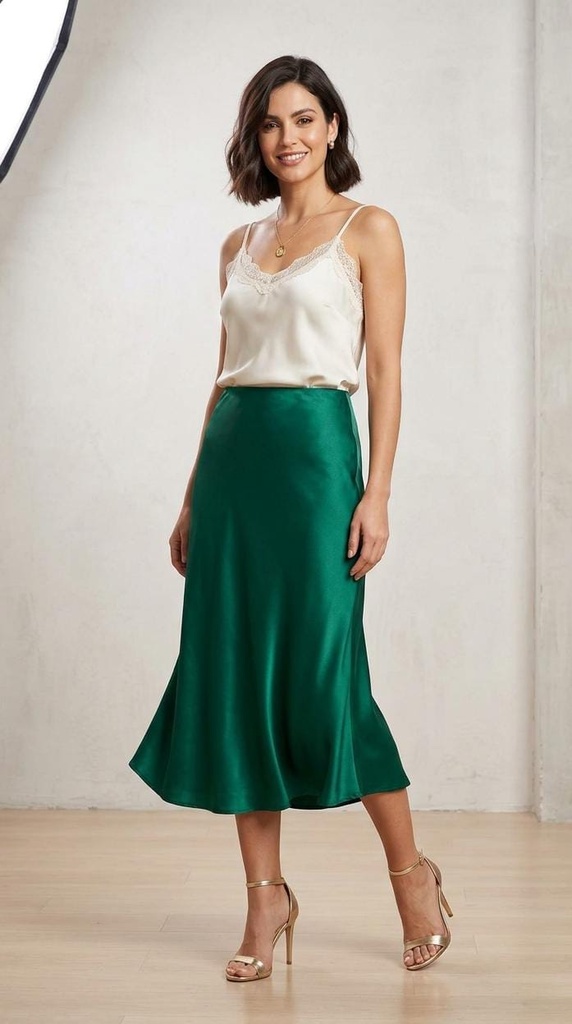 D.N.A. FALDA LARGA VERDE SANTIN 5444S21129