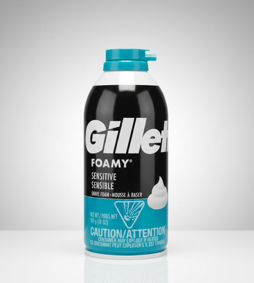 GILLETTE ESPUMA P/PIEL SENSIBLE 322ml