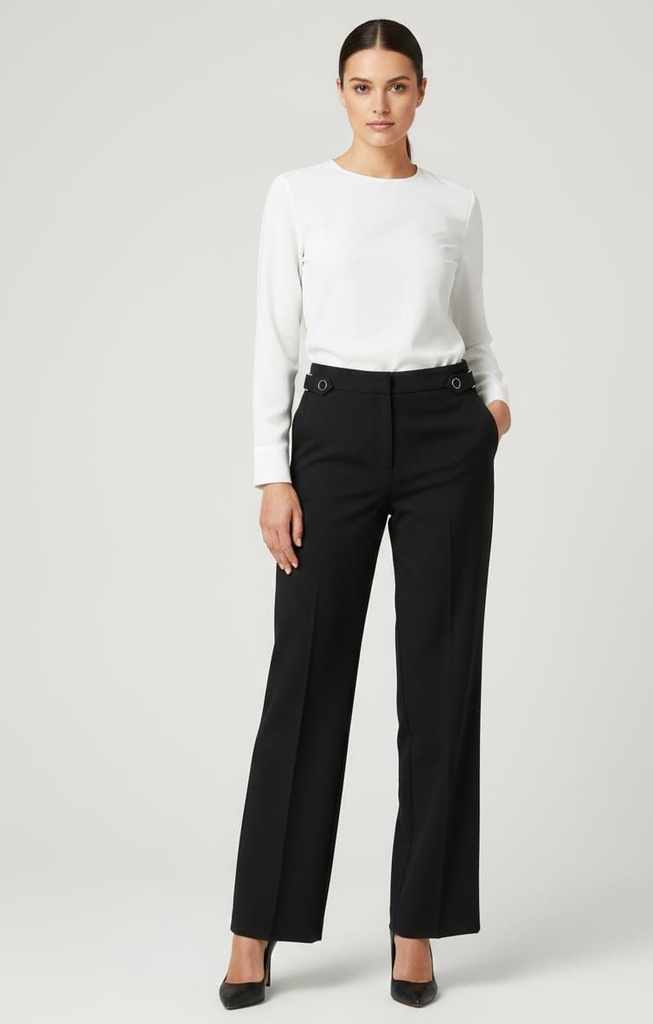 ZAC&RACHEL PANTALON TELA NEGRO NP81HS24N