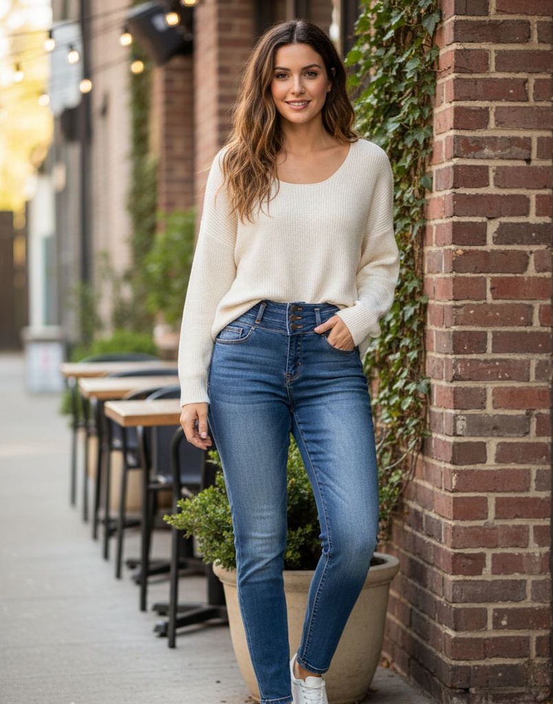 90087/JEANS AZUL OSCURO 90087