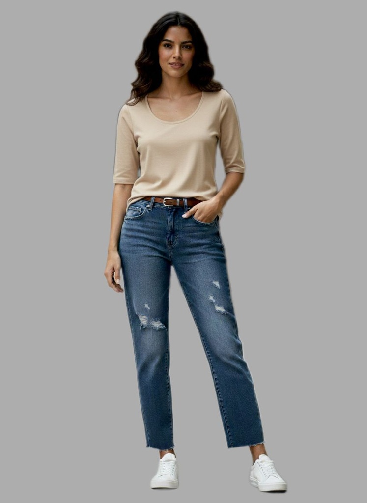 WAX JEANS MUJER AZUL OSCURO 90185AO