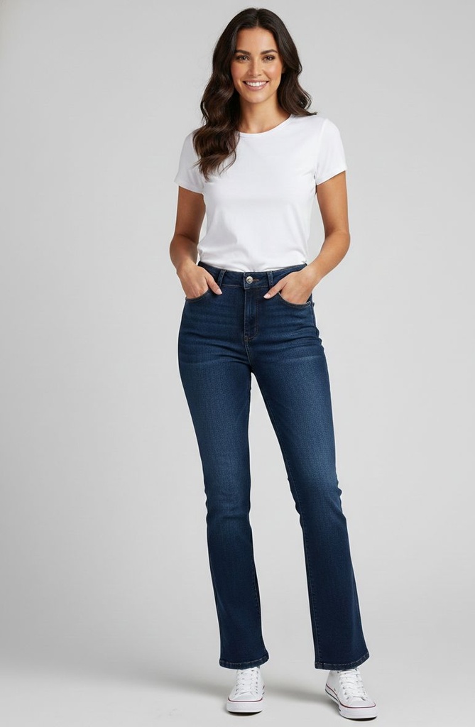 WAX JEANS AZUL OSCURO MUJER 90332