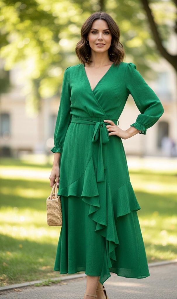 BLEECKER VESTIDO VERDE CLARO 96269MBK