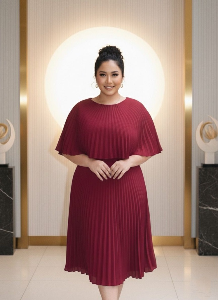 MAISON TARA VESTIDO OCRE MUJER 97368M