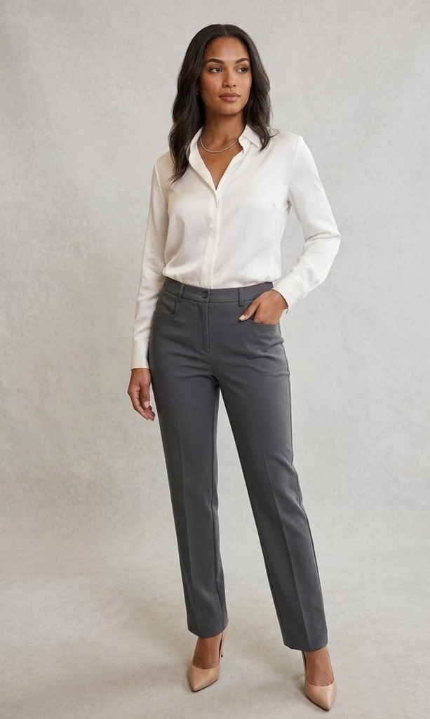 DAVID ASH PANTALON FORMAL GRIS 10384G