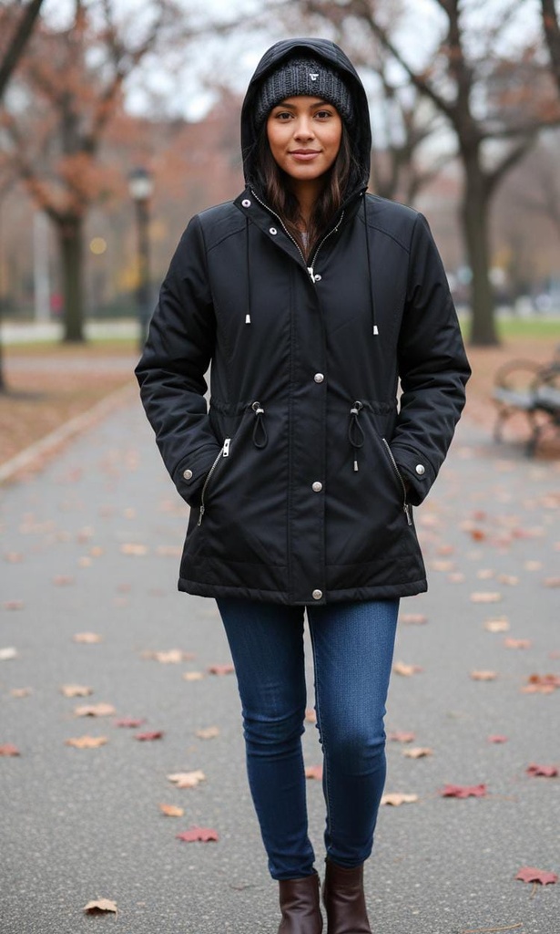 LOVE TREE CAZADORA NEGRO ZZ70736