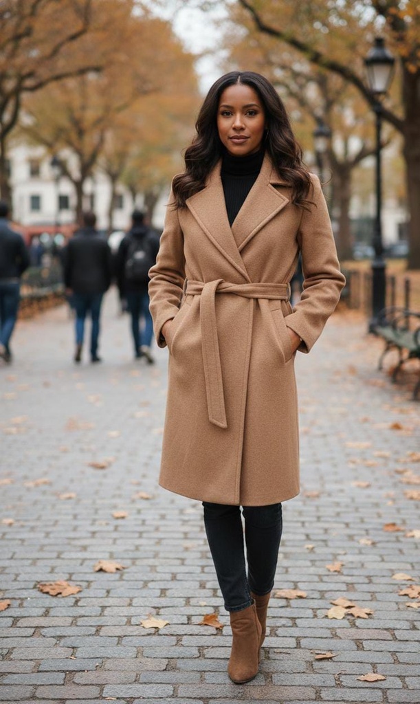 LOVE TREE ABRIGO CAMEL ZZ80341JNC