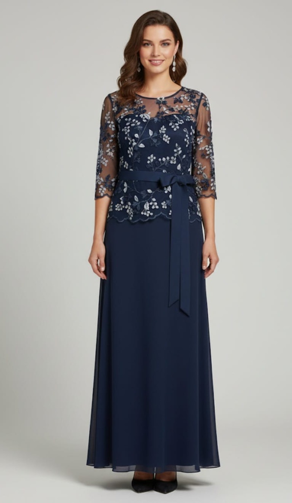 ADRIANNA PAPELL VESTIDO MUJER AZUL M AP1E209255