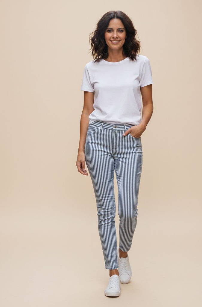 LEVI'S JEANS AZUL RAYAS BLC (524) MUJER 115070208