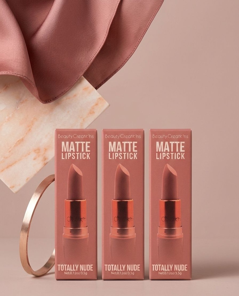 BEAUTY MATTE LIPSTICK TOTALLY NUDE LS127