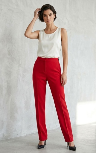 KASPER PANTALON FORMAL ROJO 10659806