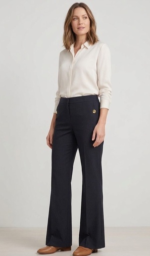 [10923517] ANNE KLEIN PANTALON AZUL MARINO
