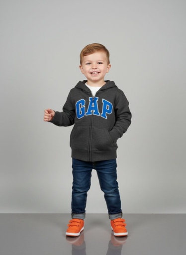 [114045840009] GAP SUETER NIÑO GRIS OSCURO 917504-05