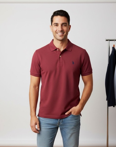 POLO CAMISETA OCRE HOMBRE 11C58130O