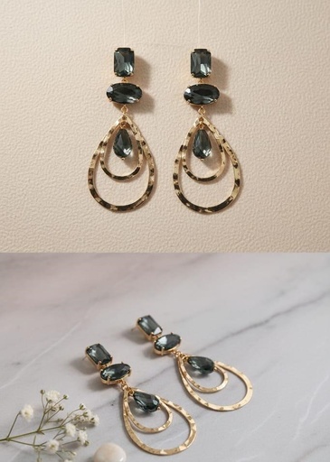 [1200B] AMDUR ARETES PERLAS CLRS COLGANTE