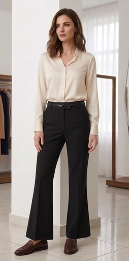 [121791] SHARAGANO PANTALON FORMAL NEGRO