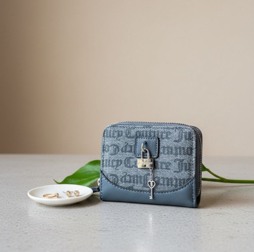 [13JCCNVJC] JUICY COUTURE MONEDERO AZUL