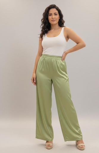 DNA PANTALON TELA VERDE TIERNO SATIN 1463P22098V