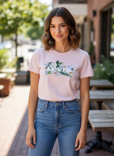 [173692946] LEVI´S CAMISETA ROSA FLRS COLORES