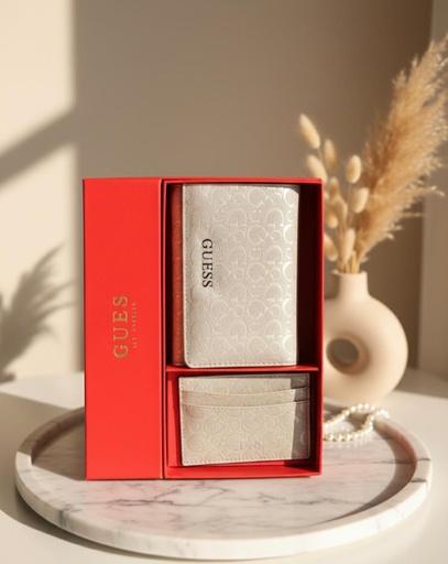 [190231925064] GUESS MONEDERO-TAJETERO ROSE