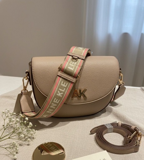 [192815070108] ANNE KLEIN CARTERA BEIGE PEQUEÑA