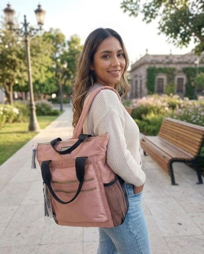 [193624985201] STEVE MADDEN CARTERA ROSA MUJER