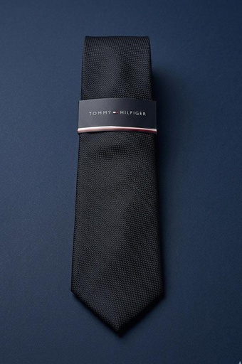 [193671814233] TOMMY CORBATA NEGRO HOMBRE