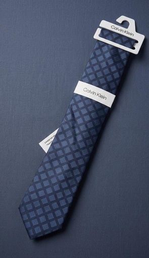 [193671815742] CALVIN KLEIN CORBATA AZUL HOMBRE