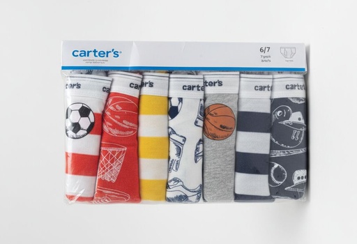 [194135071407] CARTER´S CALZONCILLO NIÑO 7PZS CLRS