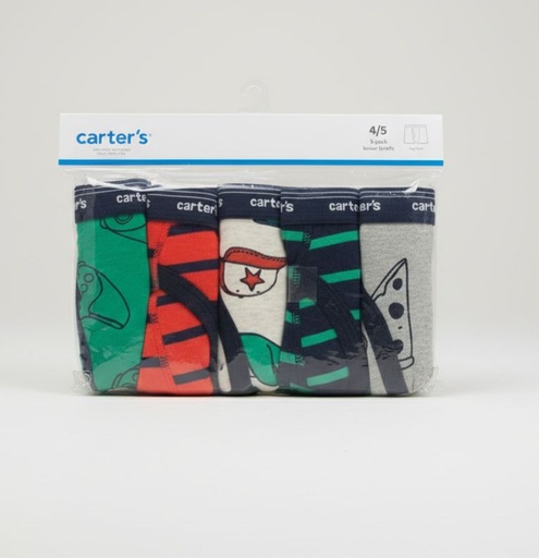 [194135095113] CARTER´S BOXER NIÑO CLRS 5PZS