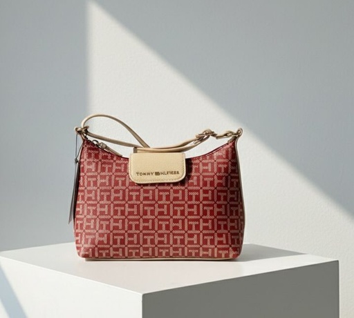 [197735007814] TOMMY CARTERA BEIGE-OCRE PEQUE MUJER