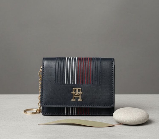 [198296021783] TOMMY MINI MONEDERO AZUL MARINO