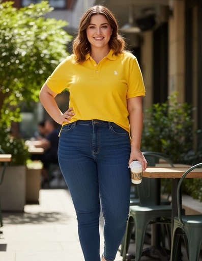 POLO CAMISETA C.P AMARILLO 216090ZH